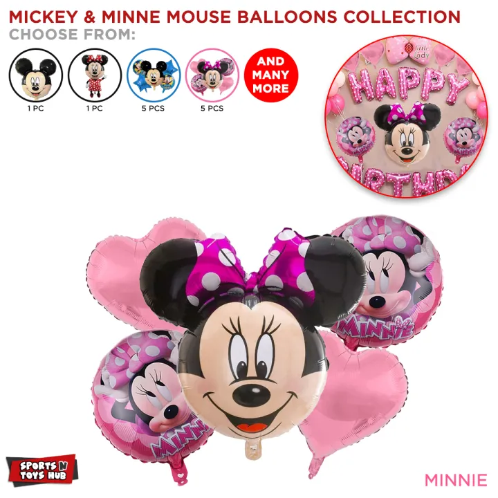 Mickey%20&%20Minnie%20Mouse%20Cartoons%20Character%20Balloons%20Theme%20Collection%20For%20Birthday%20Party%20Decoration%20Walt%20Disney%20Animation%20&%20Illumination%20Cartoon%20Foil%20Mylar%20Aluminum%20Chrome%20Solid%20Latex%20Balloon%20Set%20Parties%20Decor%20Supplies%20-%20Image%202