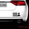 【Universal Car Parts Store】Three FTZ-26# 20x10.9cm Huge Financial Burden on Board Funny Baby Carlos Vinyl car Sticker|Cars Vans. 