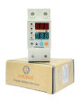 Mora 63A Adjustable Over and Under Voltage Protector | Volt Protector | Muhafiz Switch | Surge Protector | 2 in 1 Display Digital Voltage and Ampere | Digital Muhafiz | Digital over Current Protector | Digital overload Protector Original Bulgaria Product. 