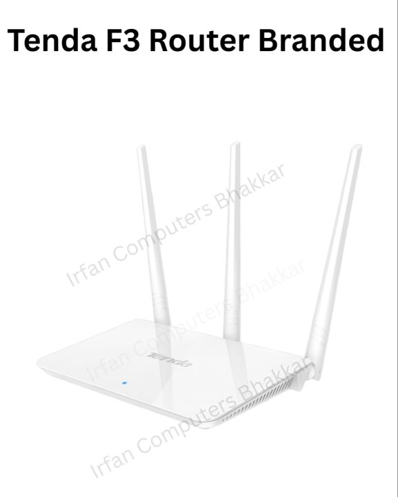 Tenda F3 Wi-Fi Router – 300Mbps Wireless Router with 3 Antennas for ...