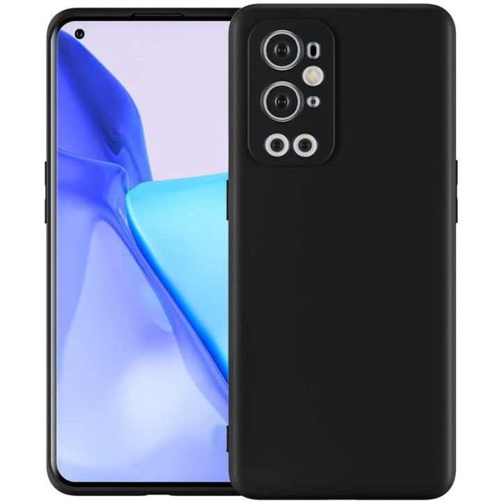 OnePlus 9 Pro MATTE BLACK SOFT SILICON FLEXIBLE TPU CASE SLIM  BACK COVER