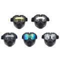 OIMG Motorcycle Motorbike Riding Helmet Goggles Full Face Mask Shield Glasses Eyewear. 