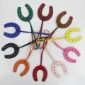 【Happytree】 PU Leather Horse Hoof Horseshoe Keychain Handbag Key Chains Keyring Holder Charm Bag Purse Accessories For Women And Girls. 
