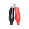 pack of 2 Electrical Jumper Wire Cable Crocodile Alligator Test Clip Connector. 