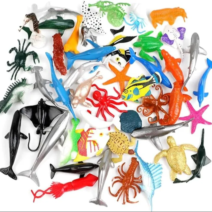 12%20/%2024%20Pcs%20-%20Ocean%20Creatures%20Sea%20Animal%20Kingdom%20Toy%20Set%20-%20Silicone%20Soft%20Rubber%20Fish%20Action%20Figure%20Under%20Water%20Character%20World%20Wild%20Fishes%20Animals%20Jungle%20Zoo%20-%20Big%20Large%20Size%20Animal%20For%20Kids%20Boys%20Girls%20Baby%20Toys%20-%20Image%203