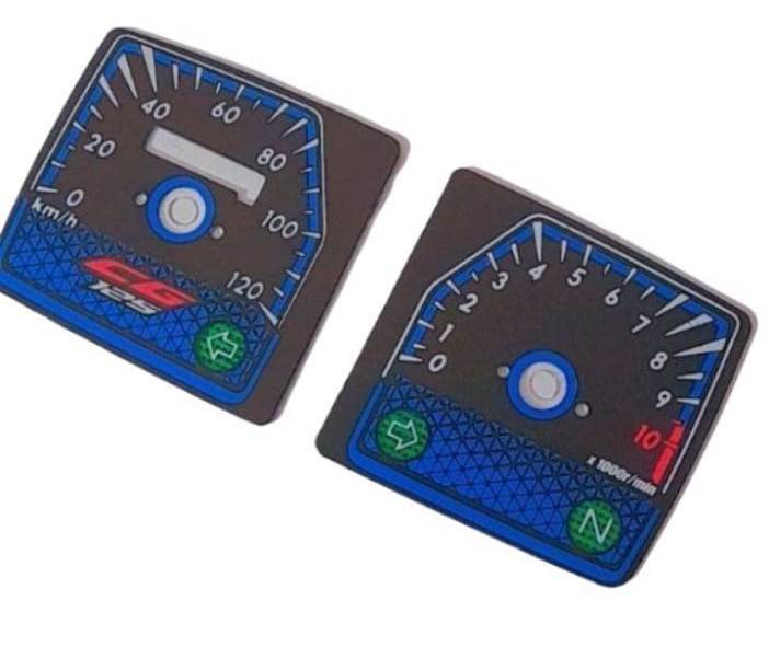 Motorcycle Speedometer Dial Plate for Honda CG125 (2024 Model) - High-Quality Replacement