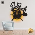 BB Bargain Bazzar Wall Clock 3D  Wooden Watch DIY Design Decoration Quartz Numeric For Home Decor Living Room And Offices And For Gifts. 