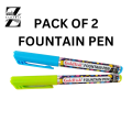Goldfish Fountain Pen Dual Function Ink Refill - School Stationery - Kids Stationery - Kids Fountain Pen - Support Ink Cartridge. 