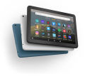Amazon Fire HD 8' Inch Tablet | 100% INSPECTED | 10th Generation | 2GB RAM | 32GB ROM(STORAGE) | 4750mAh Battery | Playstore Installed | Dual Camera | BEST FOR ADULT AND KIDS BOTH | Just Like New Condition | With Box, Charger, Cable & FREE SURPRISE GIFT. 