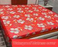 Printed Waterproof Mattress Fitted Cover - 100% Waterproof and Dust Proof. 
