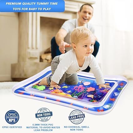 BABY INFLATABLE WATER MAT, KIDS ACTIVITY TOY