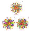 Baby throwing ball stretching shrinking ball sphere toy expanding ball toy. 