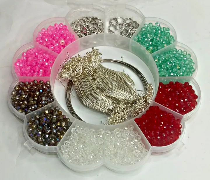 Complete%20DIY%20Bracelet%20Gajra%20&%20Jewellery%20Making%20Kit%20for%20Girls%20%E2%80%93%204mm%20Crystal%20Beads,%2010%20loops%20Memory%20Wire,%20500%20Golden%20Beading%20Wire,%20Jump%20Rings%20&%20Lobster%20Clasps%20(Big%20Box%20Set)%20-%20Image%203