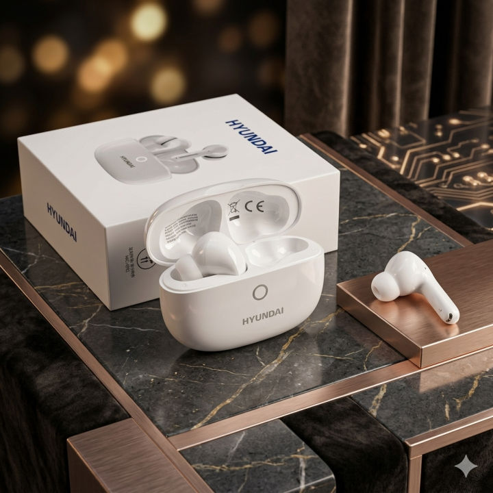 Hyundai HY-P02 TWS Bluetooth Wireless Earbuds with Stereo Sound