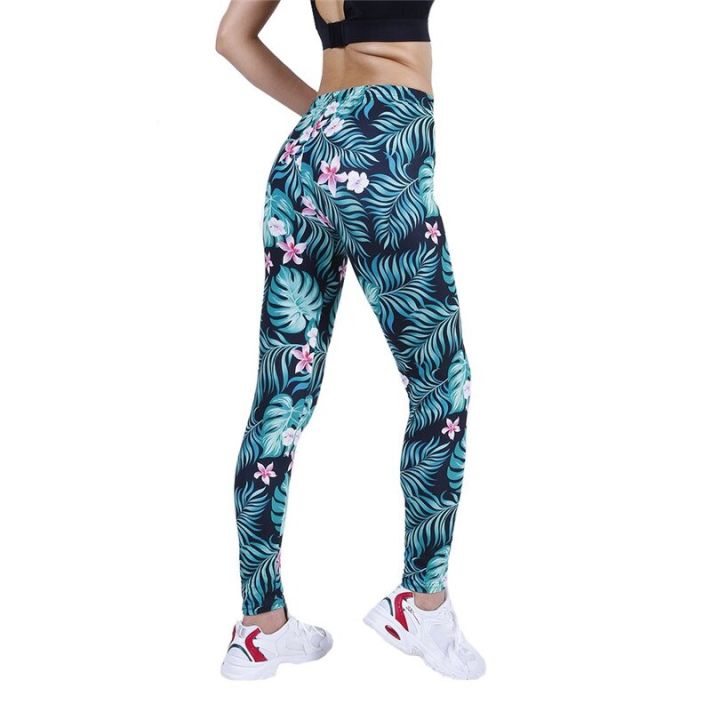 1%20%E3%80%90HOT%E3%80%91%20YRRETY%20Women%20Leggings%20Leaf%20Floral%20Print%20Push%20Up%20Fitness%20Slim%20Fashion%20Patchwork%20High%20Waist%20Mujer%20Polyester%20Ankle%20Length%20Bottom%20-%20Image%202