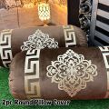Luxury 2pc Gao Takia/ Pillow Cover , Stuff Soft Velvet Malai 2 Gol Takiya Cover. 