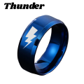 Thunder Rings For Men and Women Lightning Strike Stainless Steel Ring Light Fashion Unique Rings Lovers Ring Wholesale Rates. 