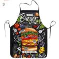 Chef Apron Clear And Real Image Pizza Pattern Kitchen Apron. 