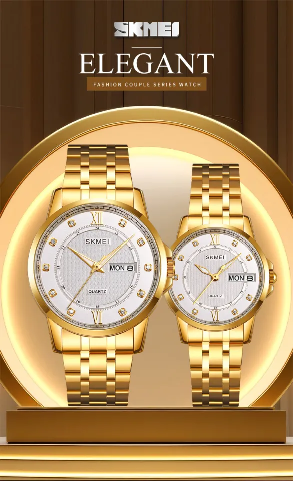 SKMEI Quartz Wristwatches With Date 30m Waterproof Fashion Watch