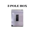 Electrical Distribution Box - 4 Ways Circuit Breaker Box, Wall Mounted, Open Box for Secure Power Distribution, Home & Industrial Use. 