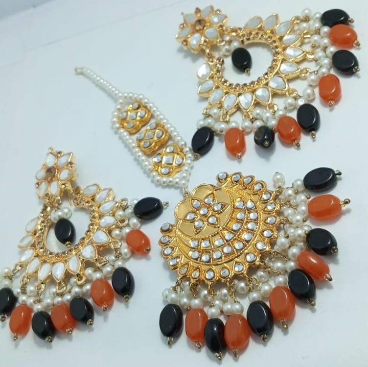 Best quality beautiful bindiya kanty bhawalpuri style with Kundan work