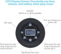 Shower Radio Bluetooth Speaker 5.0, JoyGeek Waterproof Wireless Bathroom Music with Suction FM Microphone Hands-Free Calling 10 Hours LCD Clock Display SD Card Play for ÎPhone ÌPÁd Samsung. 