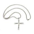New Fast and Furious 7 Moive Cross Tourette Necklace Dominic Toretto Cross Pendant Necklace For Men. 
