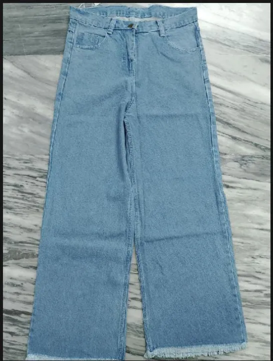 Simple%20Jeans%20Wide%20Leg%20Flapper%20For%20Girls%20And%20Womans/Ladies%20-%20Image%202