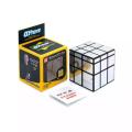 Orignal Mirror Cube 3x3 Stickerless Rubiks Cube 3D Puzzle Magic Cube Fast Speed Magic 3x3x3 Puzzle Toys, Mirror Blocks Cube Silver Cube 57mm for kids Fast Stress Relief Fidget Toys Game. 
