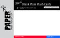 PaperCuts _ Blank Plain Flash Cards_Index Cards_Memo Cards 3x5 inches (50 Cards). 