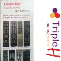 Ecostar Remote Control Original Eastern Star For Ecostar LCD/LED TVs Model PEC ECSTR 6 Multi Color Soft Press Buttons | Triple H. 