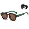 High Quality Sunglasses Trendy Unisex Personalized UV400 Shades Cut Edge Design Square Frame Eyewear for Outdoor Accessory Fashion Statement Women and Men Eye Safety  Wear. 