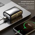 M13 Mini TWS Wireless Bluetooth 5.3 Earbuds Noise Cancelling Earphones Handfree Calling Driving Headphones Support TF Card Input MP3 Player Music Headset with Charging Box and Led Flashlight. 