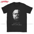Know Nothing Socrates Philosopher T Shirt for Men Pure Cotton Funny T-Shirt Plato Tee Shirt Short Sleeve Clothes Printed. 
