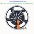 2500W 72V 17” Alloy Rim BLDC Electric Bike Motor with Disc Brake System. 