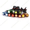 Motorcycle Mini Indicators Super Bright LED License Number Plate Bolt Screw Tail Rear Light Brake Fog Lamp LED Bulb 2Pcs. 