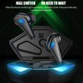 K33 Bluetooth Gaming Headphone True Wireless Earphone with Mic Low- Latency TWS Noise Cancelling Stereo Earphone Waterproof Bluetooth 5.2. 