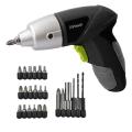 Cordlesss Rechargeable Screwdriver Machine 4.8V with 23 pcs Bits. 