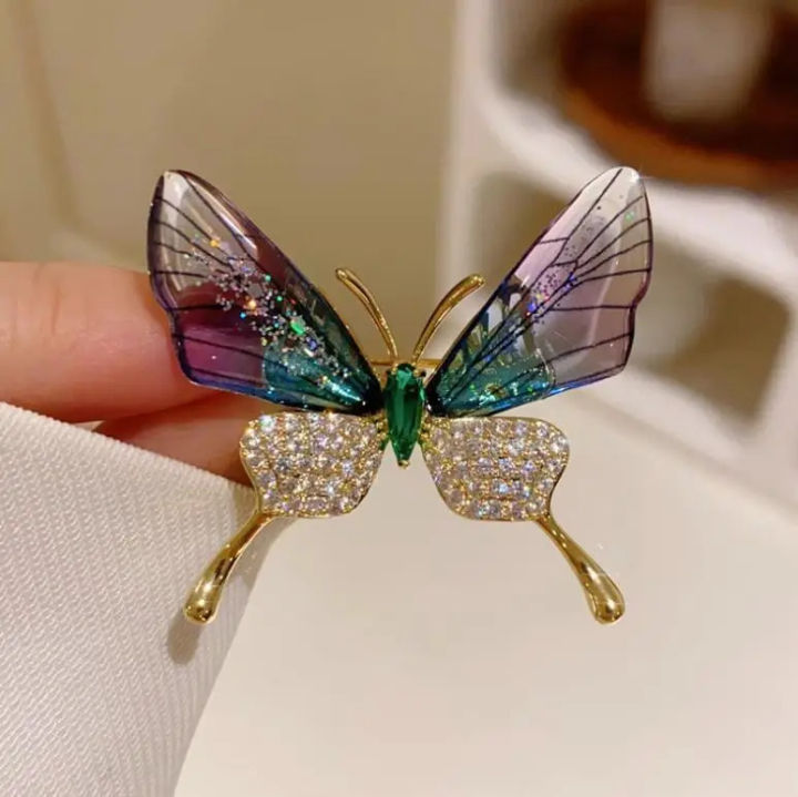 butterfly hijab pin