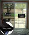 black tinted / silver tinted / looking glass paper/ glass paper / window and door glass film / self adhesive glass paper. 