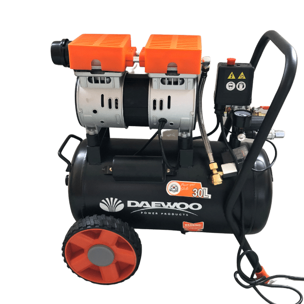 DAEWOO Oil Free Air Compressor 24 Litre 0.7 HP Silent Type - DAAC24D-OF