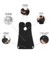Beard Catcher Waterproof Shaving Apron for beard Trimmer - Beard Trimming Bib for Men Shaving & Hair Catcher, Non-Stick Hair Catcher Grooming Cloth with free 2 Suction Cups for Mirror. 