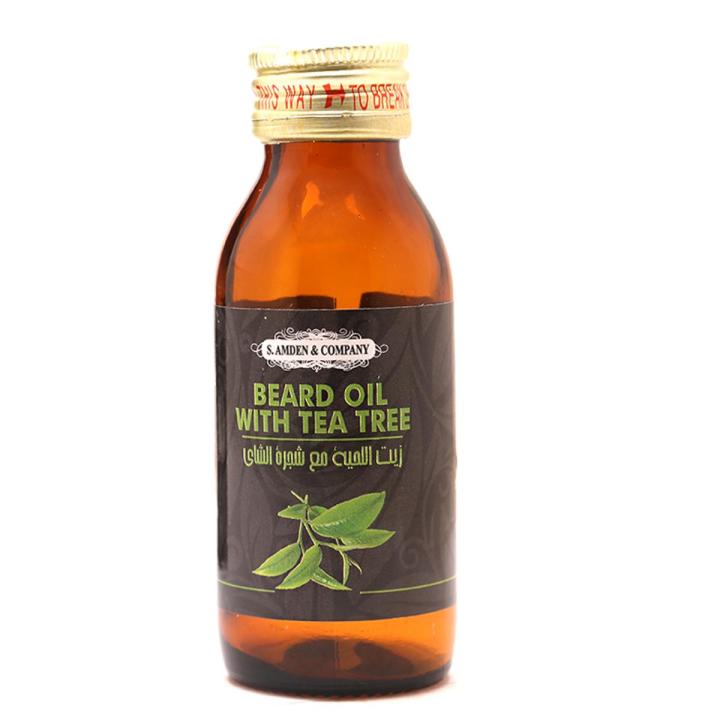 Beard Oil with Tea Tree Oil - 60ml - Professional - Growth - Shine - SAC