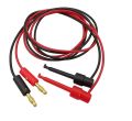 Multimeter 4mm Banana Plug To Test Hook Clip Test probe Lead Cable 1Meter. 