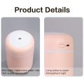 AZTHRONE 300ml Electric Air Humidifier Aroma Oil Diffuser Car Home Air Humidifer USB Cool Mist Sprayer with Colorful Night Light for Home Car. 
