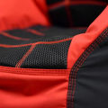Relaxsit Sports Chair Fabric Bean Bag  Set: 2 Bean Bags Chairs with a Table: – Office and Living Room Seating Solution - Living Room Furniture Beanbag: bean bag for adults; bean bag sofa. 