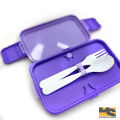 Cute Kuromi Premium Quality Lunch box BPA FREE purple color. 