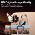 Sanptoch Dustproof Alloy Full Cover Camera Lens Protector For iPhone 16 / 15 / 14 / 13 / 12 / 11 Pro Max Plus HD Diamond Tempered Glass Film. 