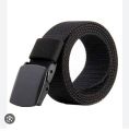 Men Imported Breathable Nylon Web Canvas Fabric Belt With Plastic Buckle.. 