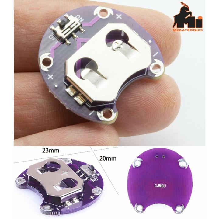 Lilypad Coin Cell Battery Holder CR2032 Arduino Ba